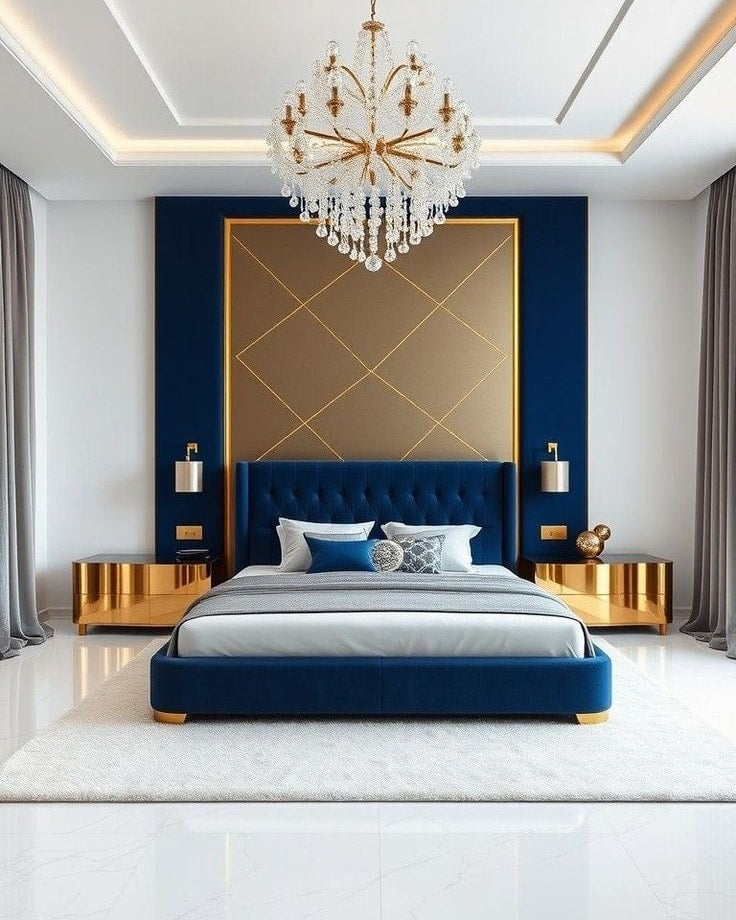 Blue Empress Bed