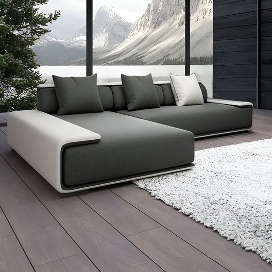 Cotton and linen sofa