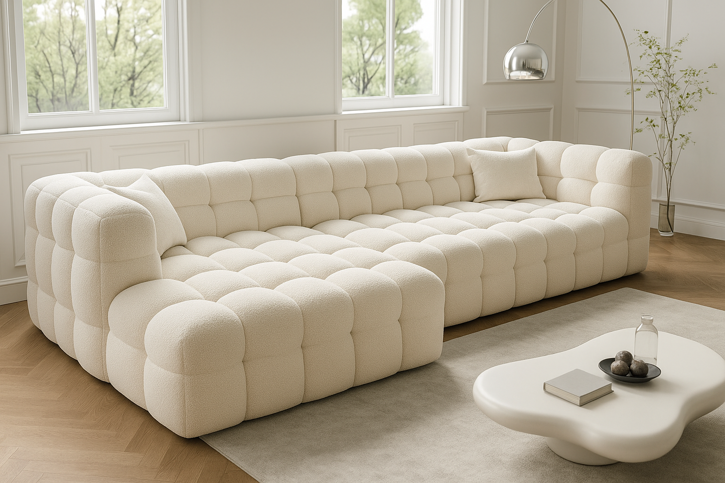 Cloud boucle sofa