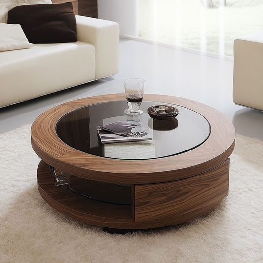 THE WOOD MIRROR TABLE