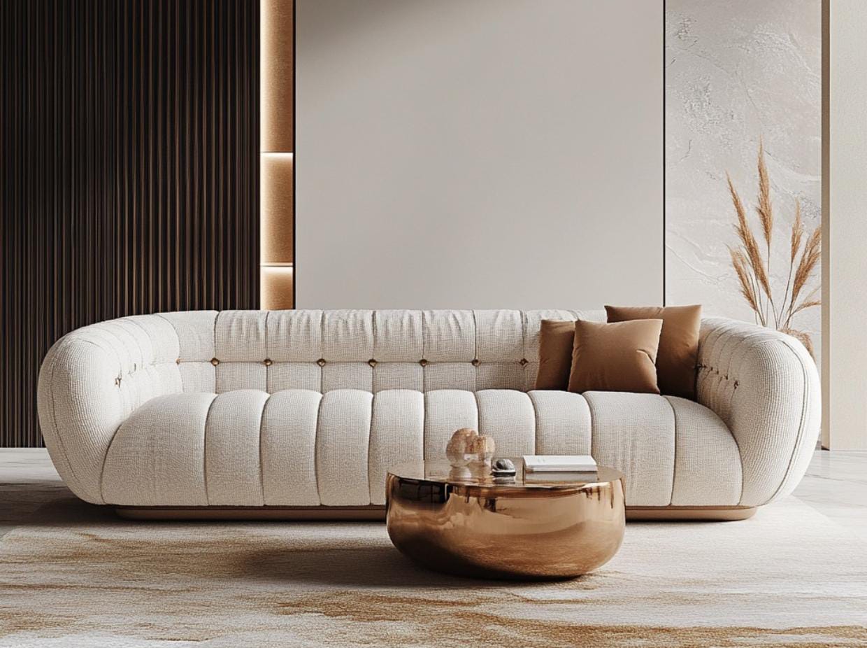 Astra button sofa